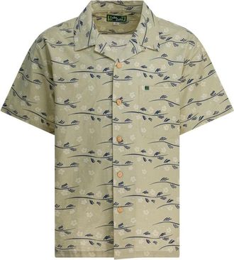 Montbell Take Loha Water Buttercup Shirt - Heren - Korte mouwen Overhemden - Veelkleurig - XL - Katoen - Overhemden