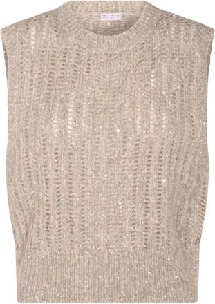 Brunello Cucinelli Mujer, Jerseys, Beige, Talla: M