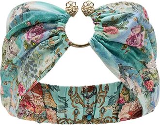 Camilla Fascia a fiori - Blu