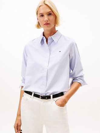 Tommy Hilfiger Relaxed Fit Flag Embroidery Oxford Shirt