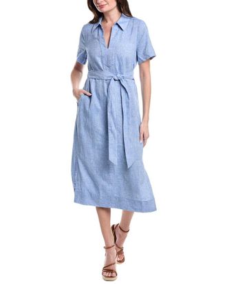 Tommy Bahama Coastalina Popover Linen Midi Dress