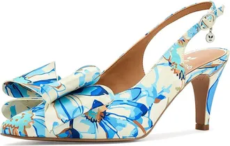J. Rene&eacute; Lysara Womens Shoes Blue/Cream : 10.5 M (B), Textile