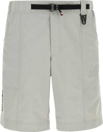 Moncler Grey Polyester Bermuda Shorts
