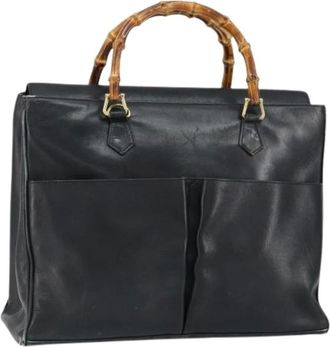 Gucci Pre-owned Handbags, female, Black, Size: ONE SIZE Pre-owned Vintage Handbag