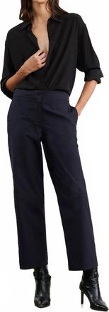 Nili Lotan Nohan Pants In Navy