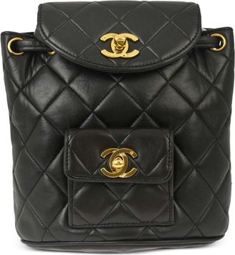 Chanel Zaino Duma piccolo 1992 - Nero