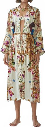 Carolina K Womens Zai Kimono Dress In Divine Birds