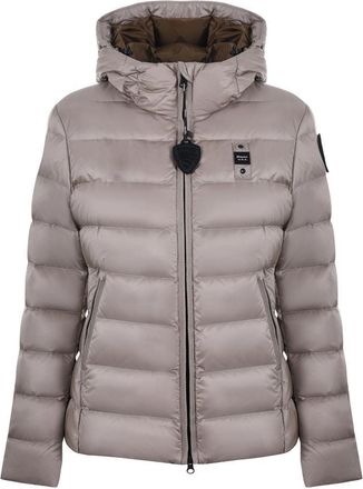 Blauer Satin Nylon Down Jacket