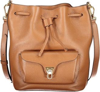 Coccinelle Beat Generation Bucket Bag - Dames - Schoudertassen - Bruin - ONE Size - Leer - Tassen