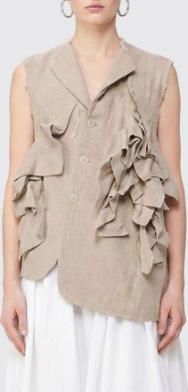 Comme Des Gar&ccedil;ons Gilet di lino asimmetrico Comme Des Gar&Ccedil;ons