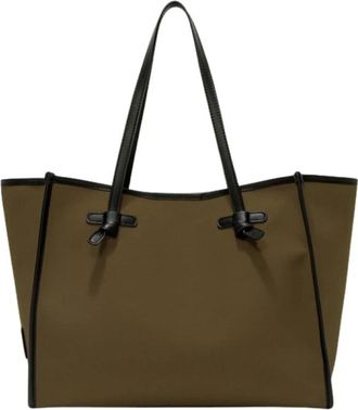 Gianni Chiarini Marcella - Dames - Shoppers - Groen - ONE Size - Leer - Tassen