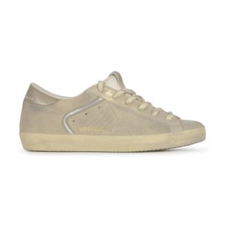 Golden Goose Sneakers, female, Beige, Size: 10 US Super-Star Sneakers
