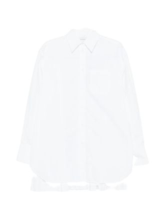 Sportmax White Oversized Solid Shirt