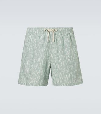 Canali Printed swim trunks