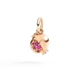 Dodo CIONDOLO MELOGRANO ORO ROSA & RUBINI
