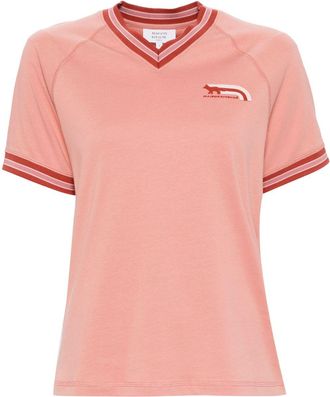 Maison Kitsuné T-shirt Flash Fox - Rosa