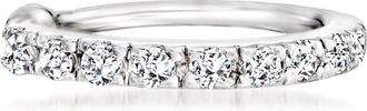 RS Pure by Ross-Simons Diamond Ear Cuff in Sterling Silver