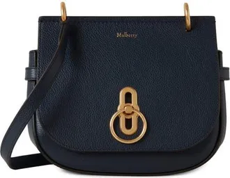 Mulberry Small Amberley Leather Satchel in Night Sky at Nordstrom