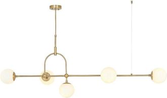 Netlighting COSENZA Stylish Dimmable Indoor 5 Light Glass Ceiling Pendant