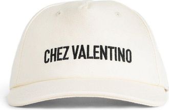 Valentino Chez Valentino Cotton Baseball Cap