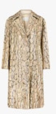Dries Van Noten Beige Long Trench Coat