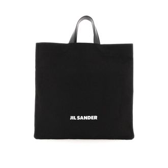 Jil Sander Black Canvas Shopping Bag