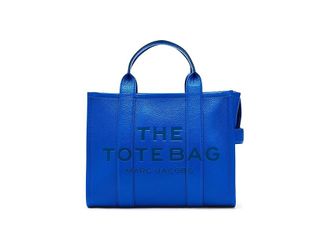 Marc Jacobs The Leather Medium Tote Bag Tote Handbags Cobalt