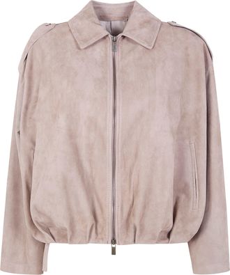 Salvatore Santoro Suede Bomber Jacket