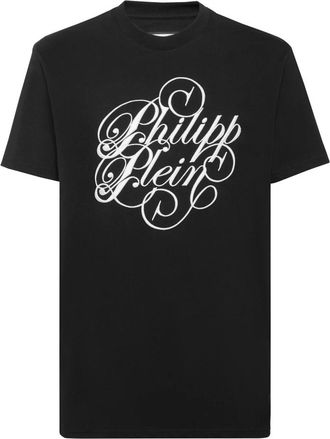 Philipp Plein T-Shirt Ronde Hals - Heren - T-shirts - Zwart - 3XL - Katoen - Tops