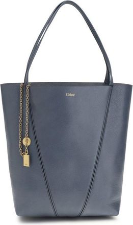 Chlo&eacute; Blue Calf Leather Bos Taurus Shoulder Womens Bag
