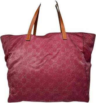 Gucci Pre-owned Tote Bags, female, Purple, Size: ONE SIZE Pre-owned Tote Bag