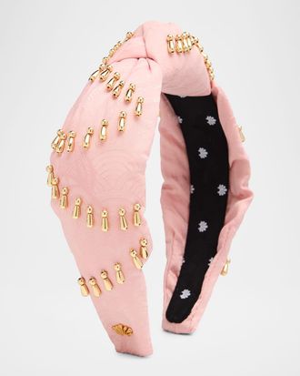Lele Sadoughi Knotted Venus Embellished Headband