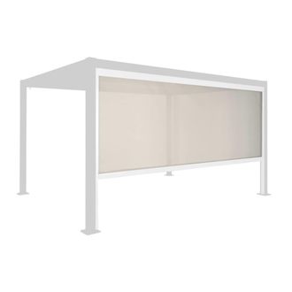 Sweeek Estor lateral enrollable de aluminio y textileno para p&eacute;rgola