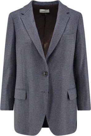 Saulina Milano Saulina - Antonia Blazer - Dames - Jassen - Blauw - Maat: L Wol