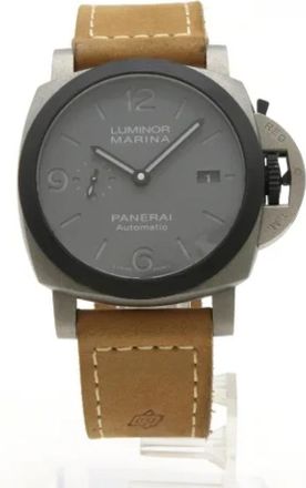 Officine Panerai Pre-owned Stainless Steel watches - Heren - Vintage Horloges - Grijs - ONE Size - Vintage