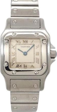Cartier Pre-owned Vintage Polshorloge - Dames - Vintage Horloges - Beige - ONE Size - Vintage