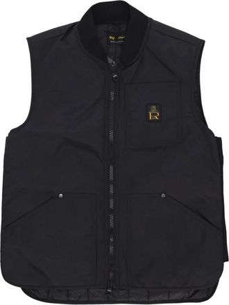 RefrigiWear Zwarte Mouwloze Schokbestendige Nylonjas - Heren - Bodywarmers - Zwart - M - Nylon - Jassen