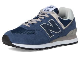 New Balance Womens 574 Lifestyle Shoe, Blue