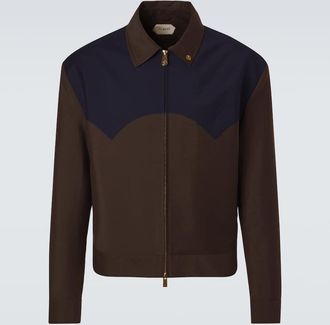 Versace Chaqueta Medusa de lana y mohair