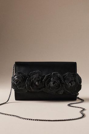 Olga Berg Stella Rosette Clutch Bag