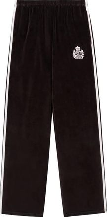 Sporty & Rich Pantaloni sportivi NY Crest con logo - Marrone