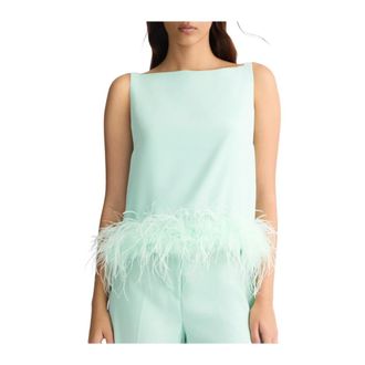 Liu Jo Mint Tank Top - female - Liu Jo - Sleeveless Tops - Green - XL - Tops