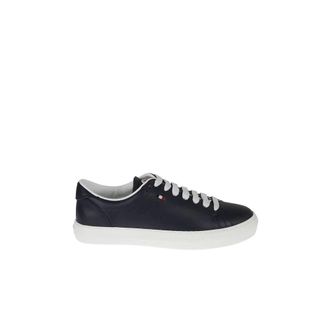 Moncler Sneakers, male, Black, Size: 6 US Calfskin Low Top Sneakers