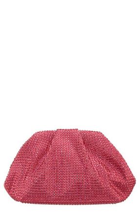 Nina Crystal Frame Satchel in Kisses at Nordstrom