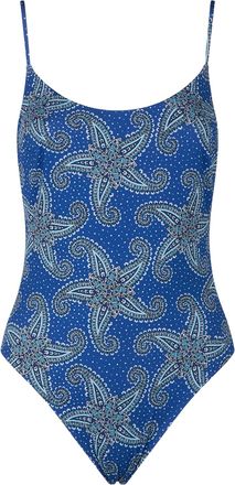 MC2 Saint Barth Paisley Star Print One Piece Swimsuit