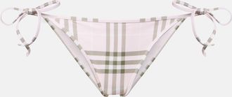 Burberry Burberry Check bikini bottoms