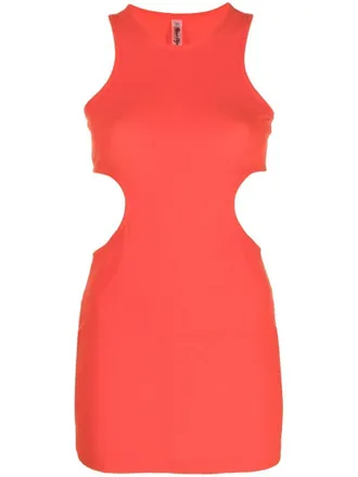 Reina Olga Uitgesneden mini-jurk - Oranje