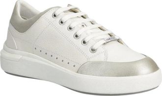 Geox D Dalyla A - Dames - Sneakers - Wit - 36 EU - Leer - Schoenen