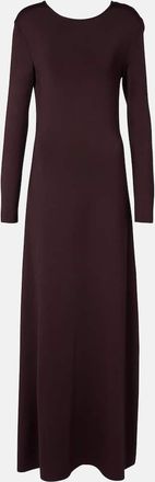 Bottega Veneta Open-back compact knit maxi dress