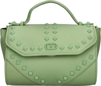 La Carrie LA Carrie - Dames - Handtassen - Groen - ONE Size - Leer - Tassen